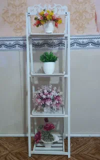 استند گل ب همراه سه عدد گلدان