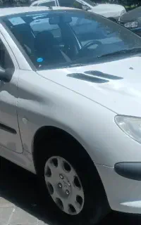 206 تیپ 5 مدل 99 سفید بدون رنگ