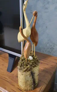 مجسمه چوبی