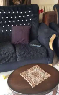 مبل راحتی ۸ نفره مشکی