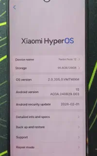Xiaomi note 12