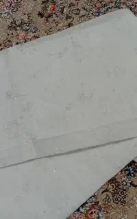 چادر حریر سفید