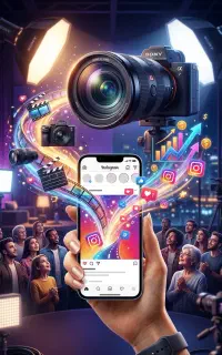 ادمینی اینستاگرام با تجهیزات حرفه ای