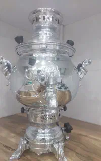 سماور گازی ۶ لیتری ارزندی در حد نو کم استفاده شده