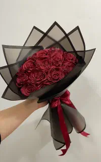 دسته گل روبانی در رنگبندی دلخواه