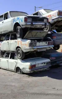 اسقاط خودرو های فرسوده تصادفی اوراقی سوخته