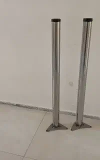 یکجفت پایه تمام استیل 90 سانت میز و اپن mdf