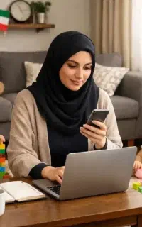 کار در منزل با گوشی
