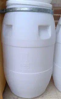 دبه پلاستیکی سفید