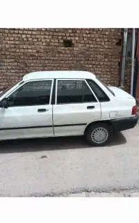 پراید مدل ۸۲ بی رنگ شاسی ها سالم