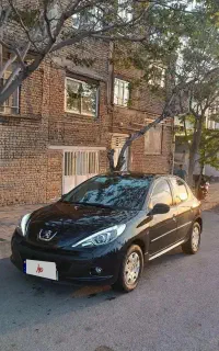 ۲۰۷ مشکی بدون رنگ ۱۴۰۰