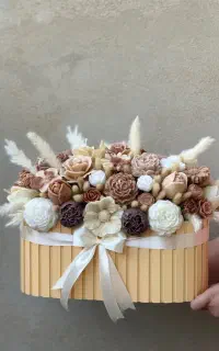 باکس شمع گل