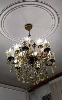 لوستر ۱۲شاخه وسنگین سالم