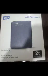 هارد اکسترنال ۲ ترا wd elements و ۳ ترا my book