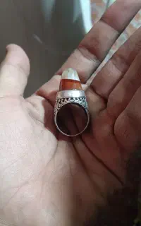 انگشترعقیق باباقوری سه پوست