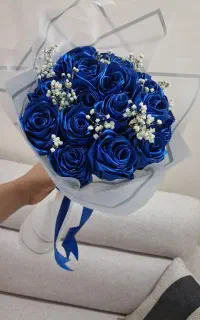 باکس گل و دسته گل روبانی