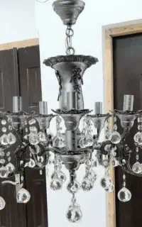 لوستر ۵ شاخه ۱۰ شعله سنگین