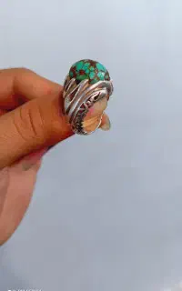 انگشتر فیروزه کاردست