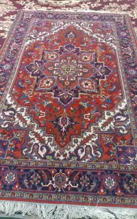 یک جفت فرش دستباف هریس تاجری3*2