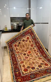 فرش ترمه ماشینی سلطان اباد پینترستی