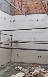 کاشی کاری وسنگ کاری ساختمان
