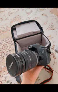دوربین ۶۰dکنون لنز ۲۰۰ ۱۸ کم تر از ۲ هزارتا شات