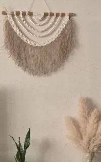 دیوارکوب مکرومه