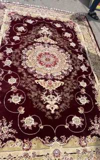 سمساری بزرگ عدالت دوعدد  فرش زرشکی شش متری
