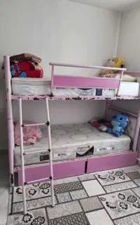 تخت فلزی دو طبقه