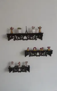 شلف چوبی سه تیکه سالم و تمیز