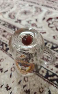 دوعدد انگشترعقیق یمنی نقره