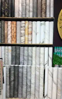 نصاب برچسب کابینت و ماربل شیت