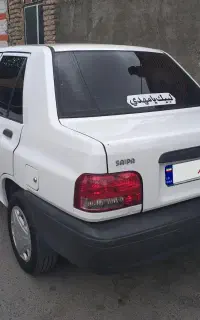 پراید ۹۳دوگانه فابریک بی رنگ کم کار بدون توضیحات