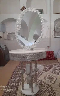 آینه به همراه شمعدان عروس نو