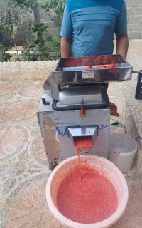 آبگیری گوجه به صورت سیار