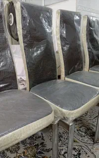 میز صندلی استیل پذیرایی