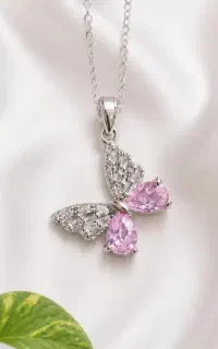 گردنبند رنگ ثابت با جعبه