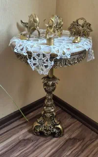 میز تلفن برنز