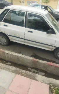 پراید سفید رنگ مدل 85