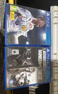 دیسک fifa18 و rainbow six