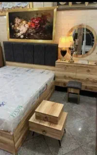 سرویس خواب سفید کلاسیک شش تکه