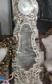 ساعت و بوفه منبت کاری  ویترین