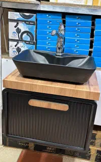 روشویی کابینت و پایه دار »سنگ