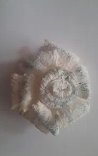 گل با دسمال کاغذی
