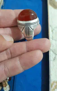 انگشتر نقره رکاب ری احمد