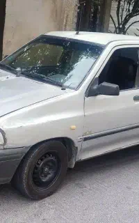 پراید نقره ای بی رنگ مدل85