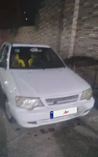 پراید سفید 132 مدل آخرای89