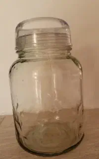 بانکه ترشی بلوری (شیشه ای ) سه لیتری