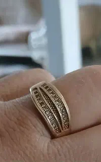انگشتر  نگین ریز رنگ ثابت واستیل