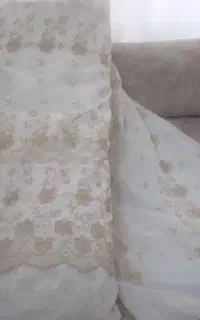 پرده  توری  و حریر